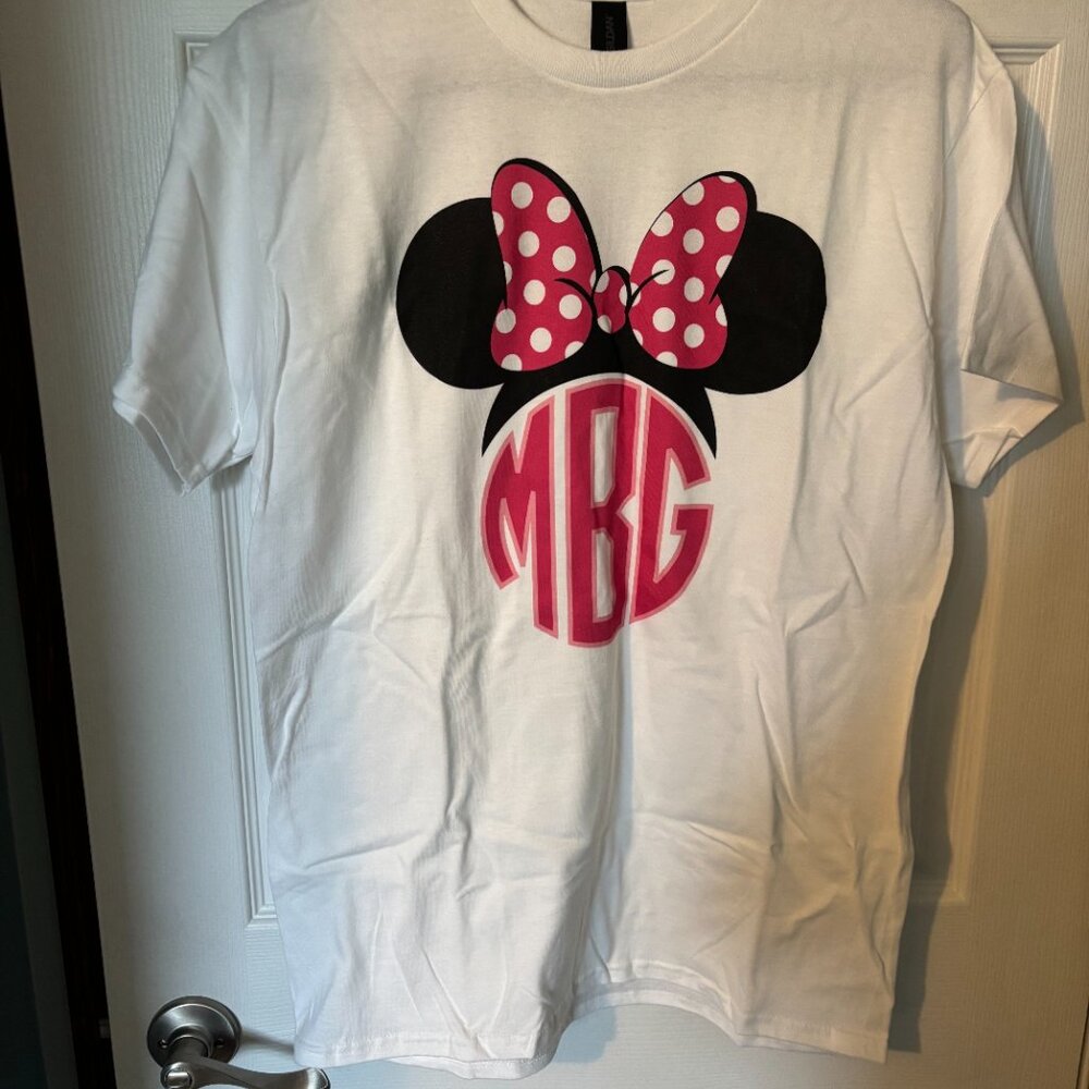 Minnie Mouse monogrammed t-shirt